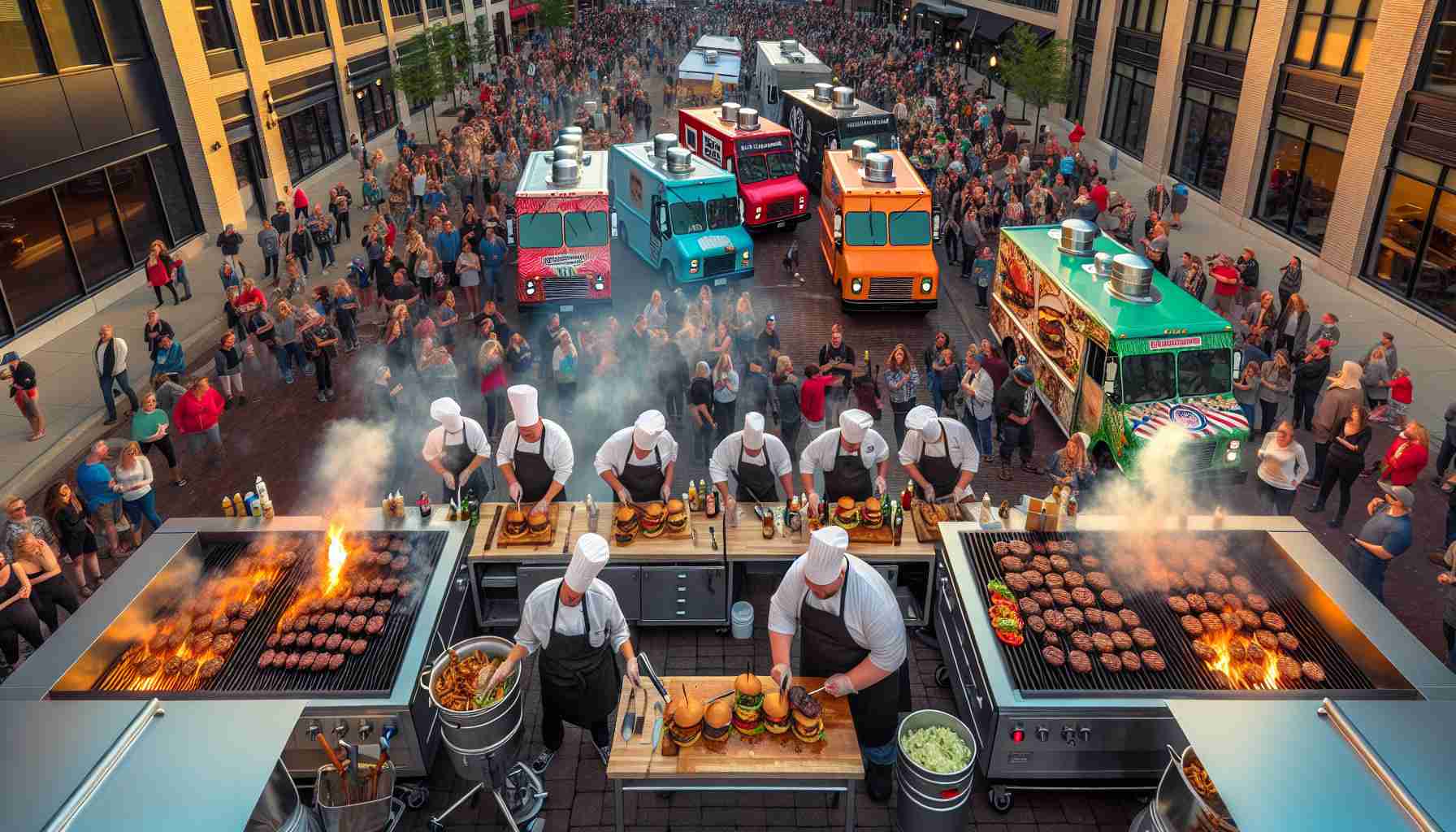 El burger battle de Downtown Sioux Falls Una colaboración exitosa